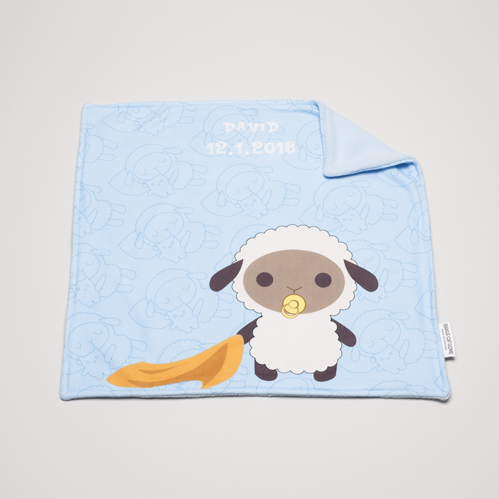 personalized fleece baby blanket