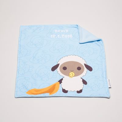 personalized fleece baby blanket