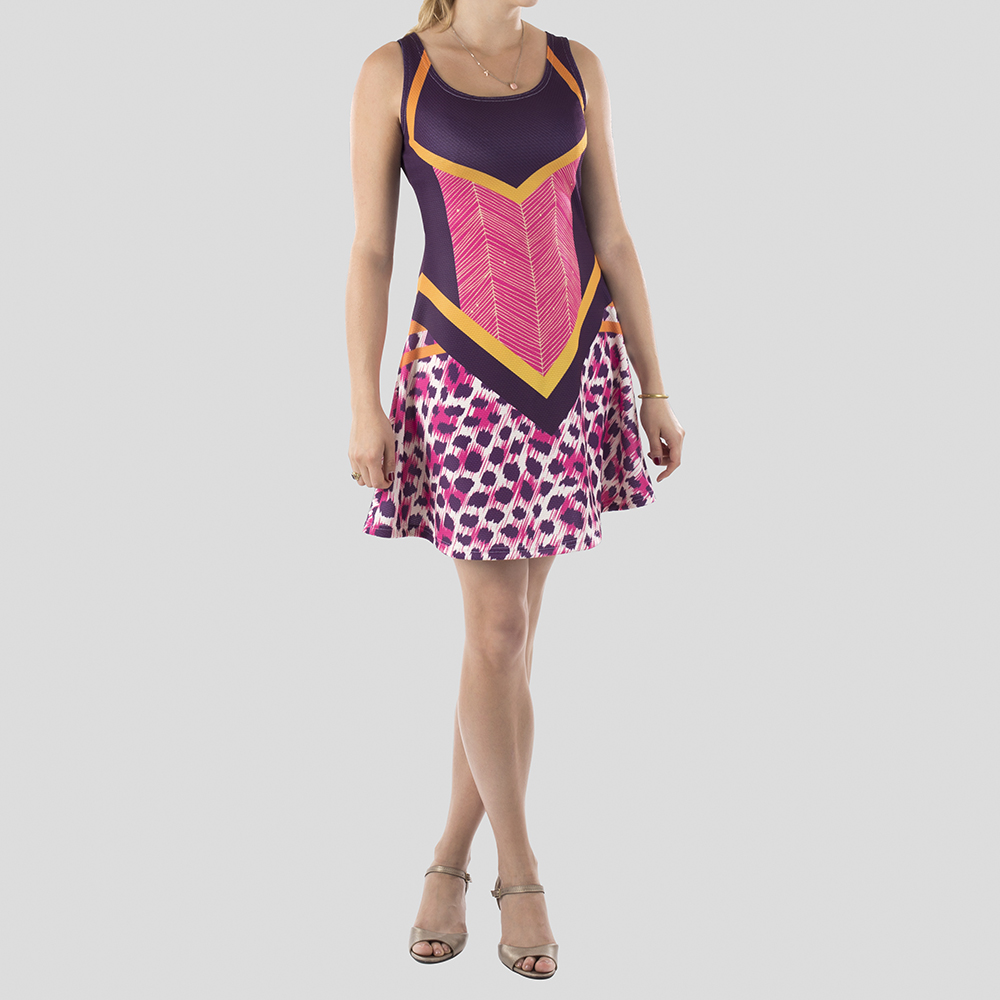 custom printed skater dress