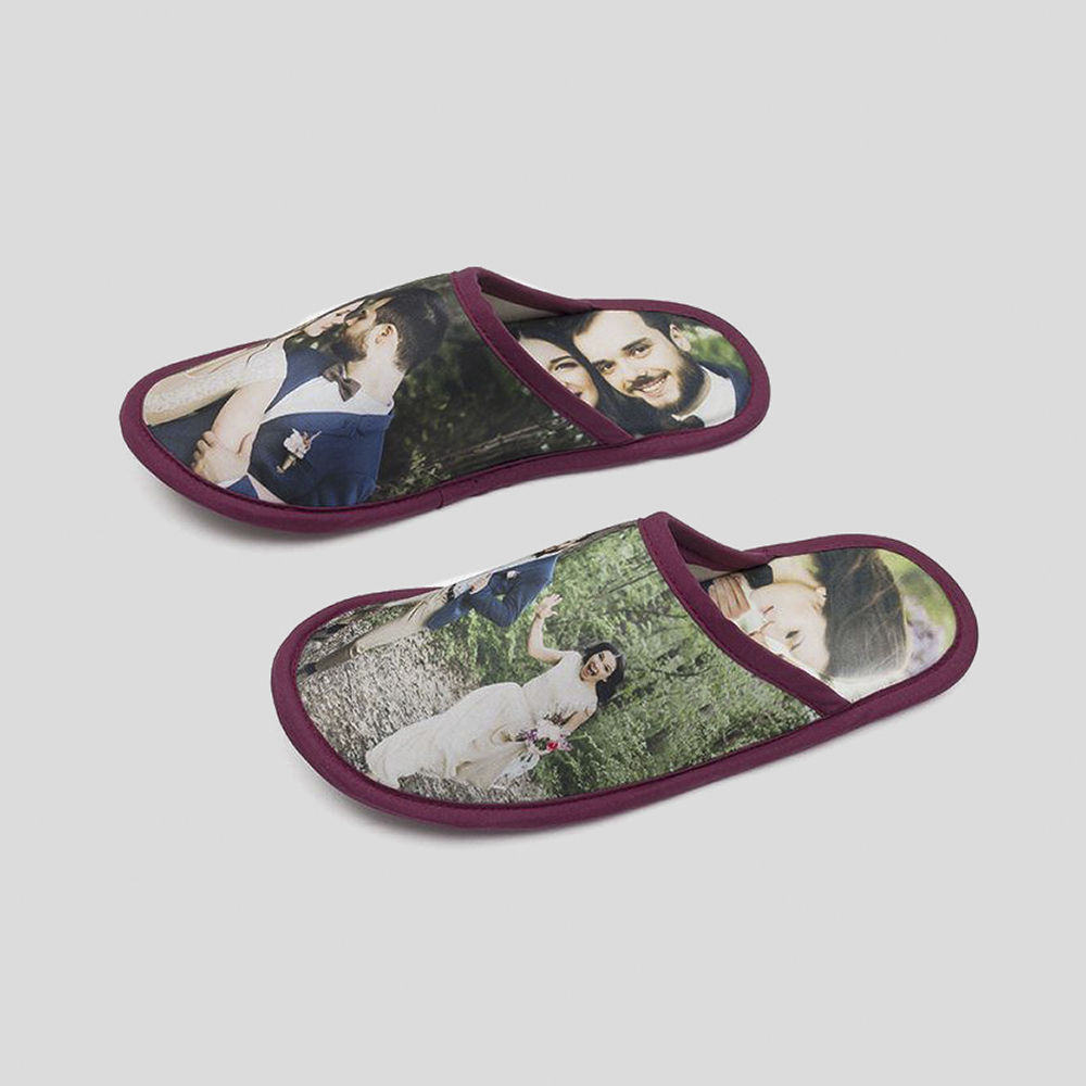 personalised wedding slippers