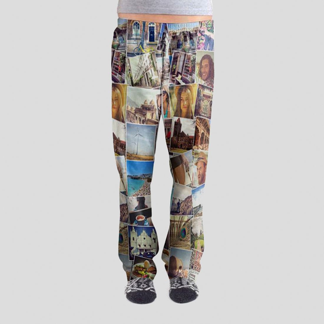 Pyjamasbyxor med eget tryck