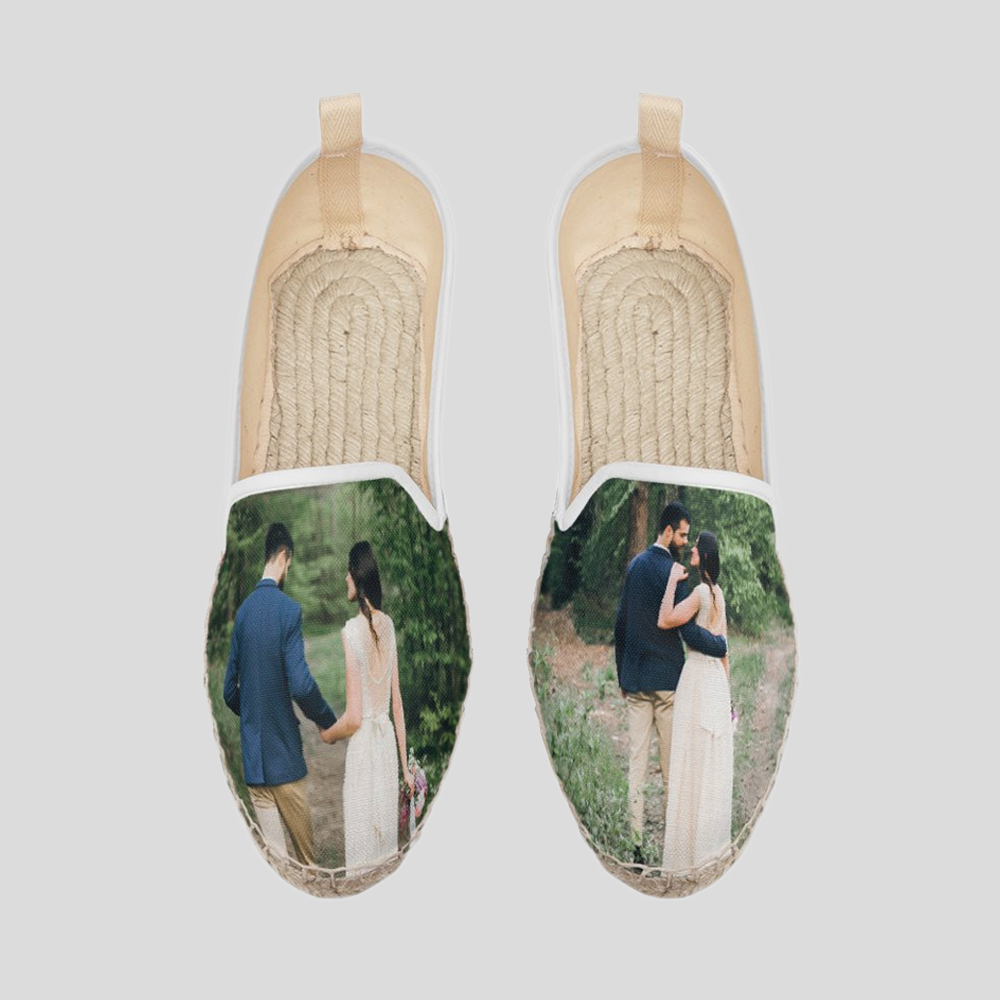 personalised espadrille loafers