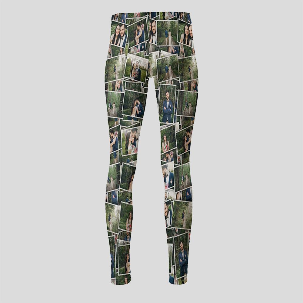 leggins personalizados de tiro alto fotos