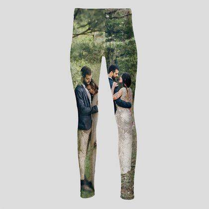 Leggings med hög midja 