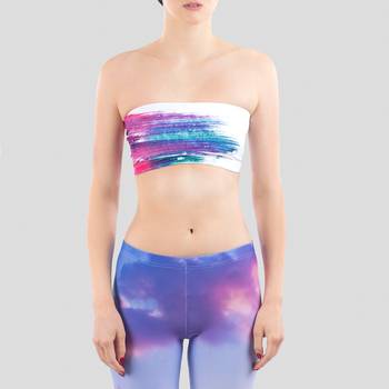 personalised bandeau tube tops