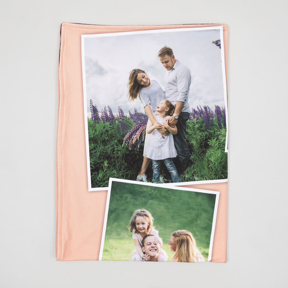 photo collage blanket