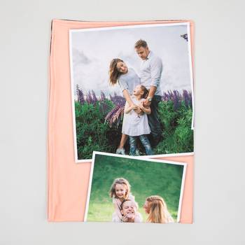 photo collage blanket