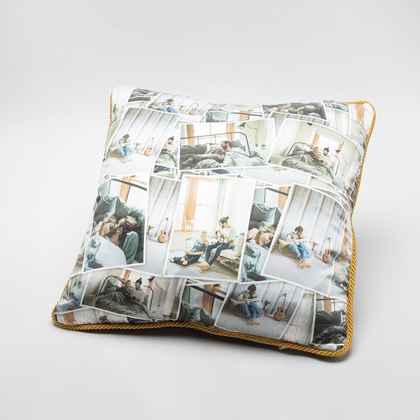 custom silk pillow