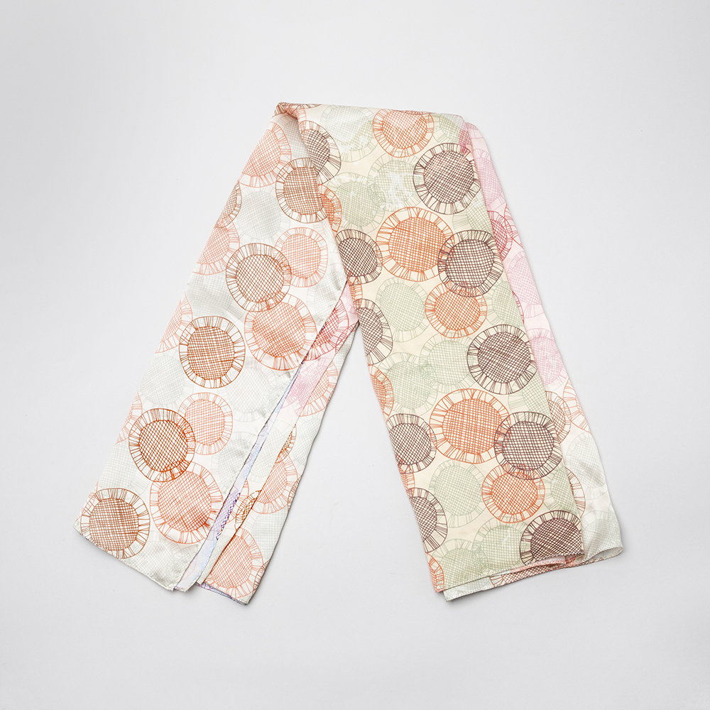 handgemaakte zijden sjaal