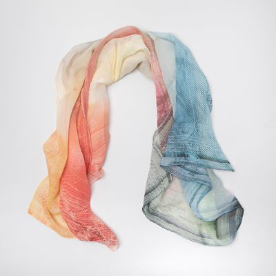 custom printed chiffon scarves