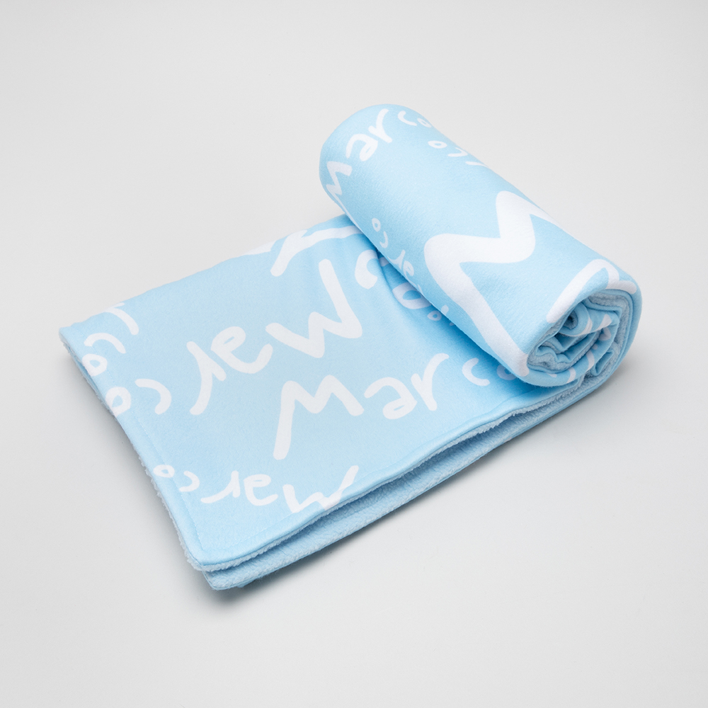 Personalised name blankets sales uk