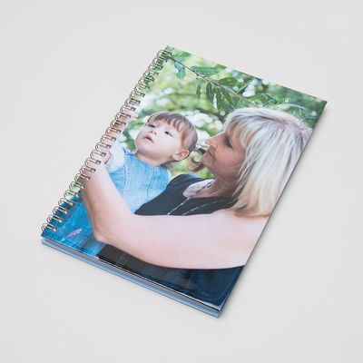 personalised spiral notebook