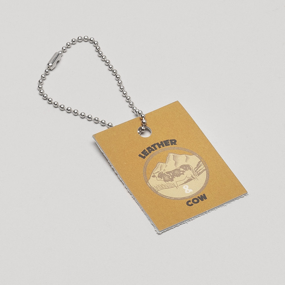 custom leather swing tags