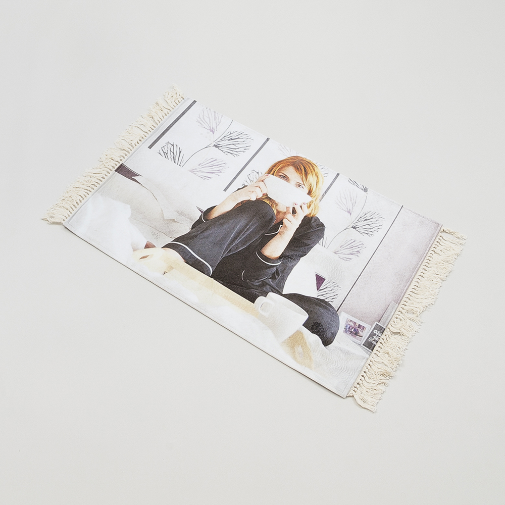 personalized photo rug