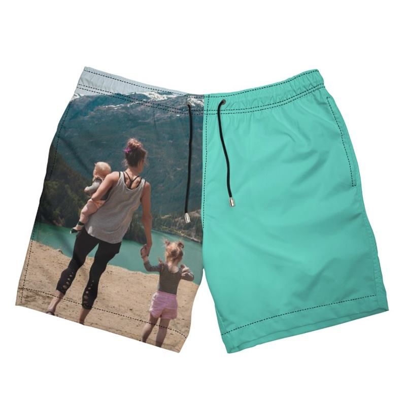 Costume Da Bagno Uomo Personalizzato Con Foto | Pantaloncini Da Spiaggia Hawaiani A Rapida Asciugatura