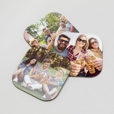 Custom photo coasters