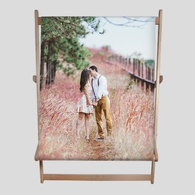 Personalised couples deckchair