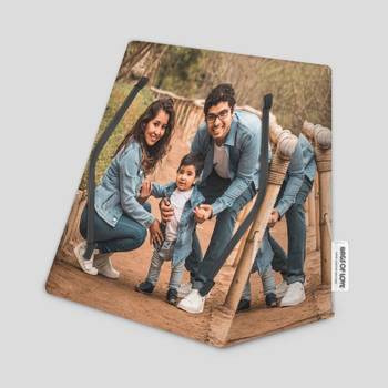 iPad pillow stand with photos