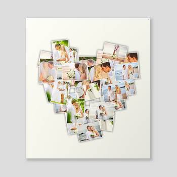 photo canvas with montage for valentine's day