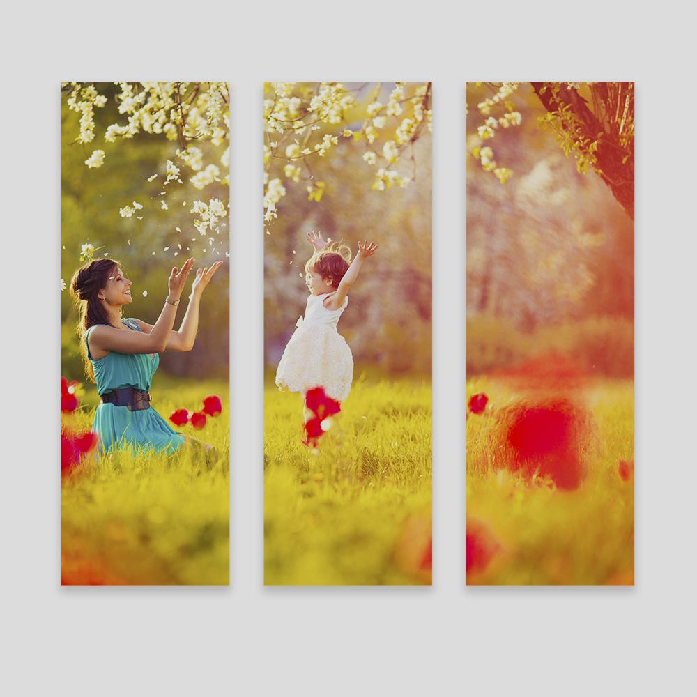 foto leinwand dreiteilig selbst gestalten mit eigenem foto