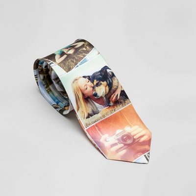 personalized photo tie