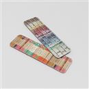 personalized leather bookmark