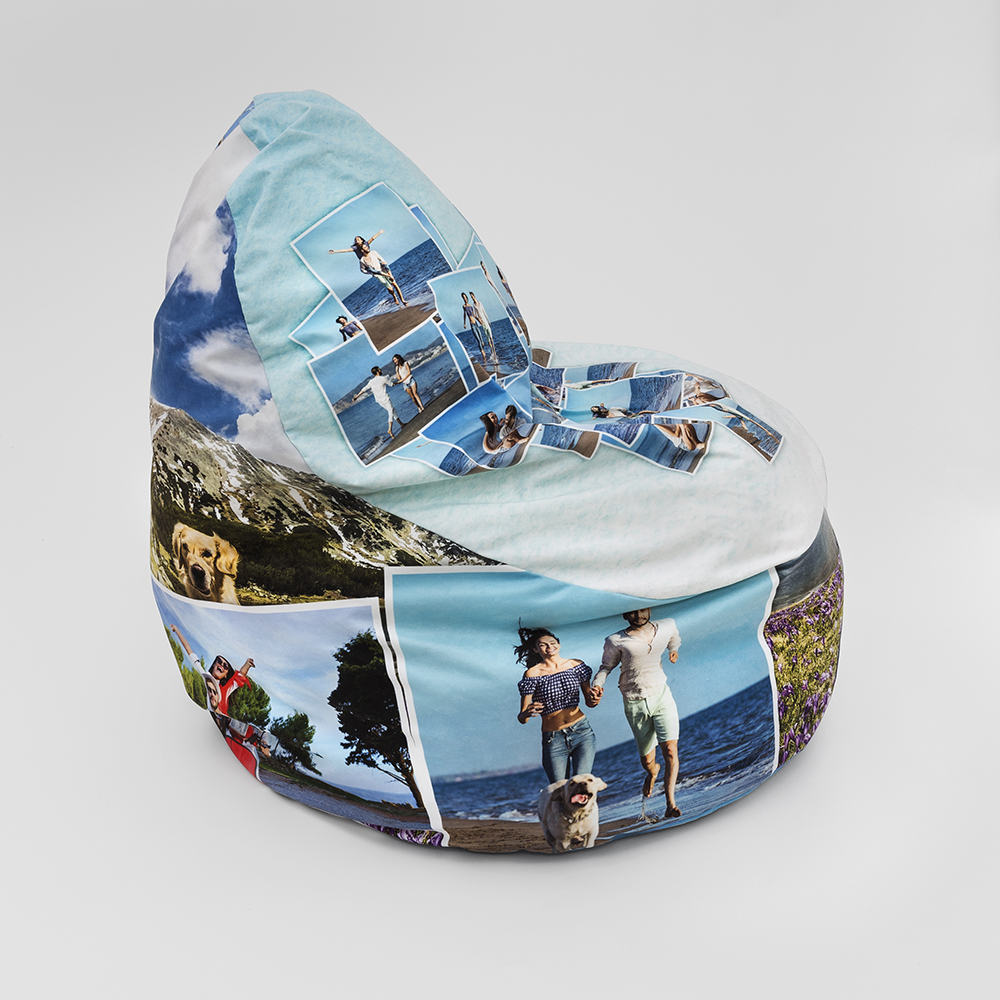 personalized Pouf chair cover