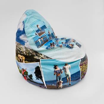 personalized Pouf chair cover