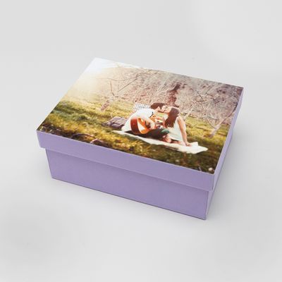 photo memory box for engagement