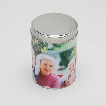 Custom Upright Round Tins