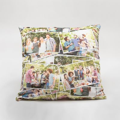 personalised collage cushion