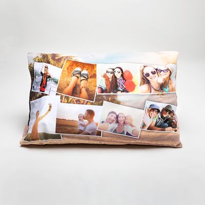 personalised collage pillowcase