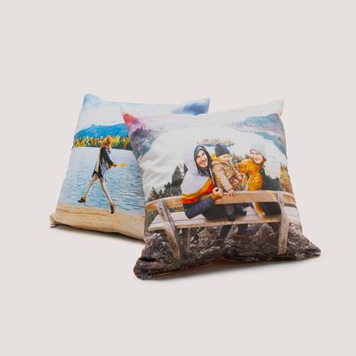 custom printed throw pillows set