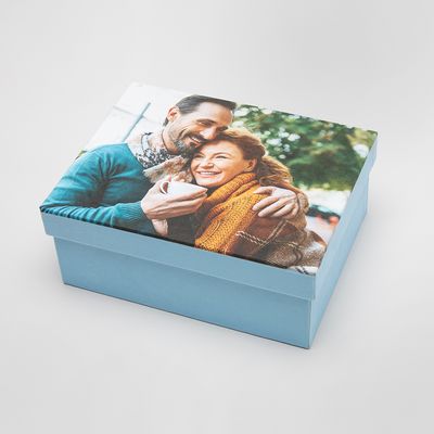 caja de cartón personalizada con fotos