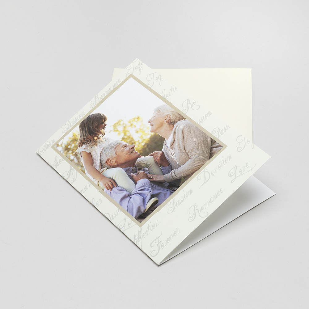 Carte personnalisable format A3