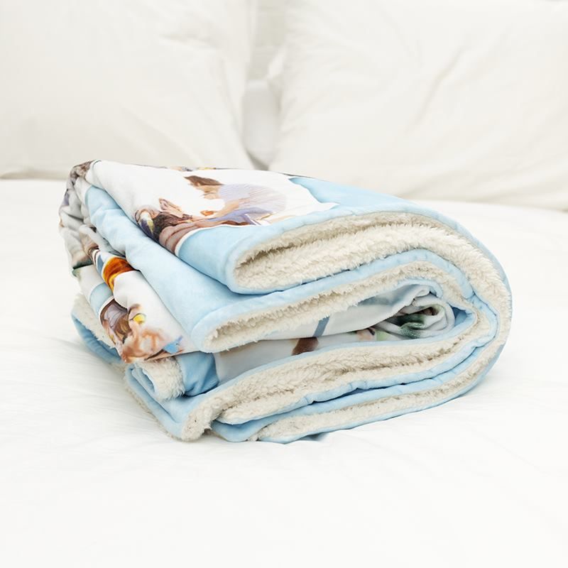 Personalised Throw. Photo Thrown Handmade to Order in London, UK