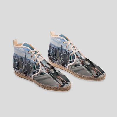 gepersonaliseerde high-top espadrilles