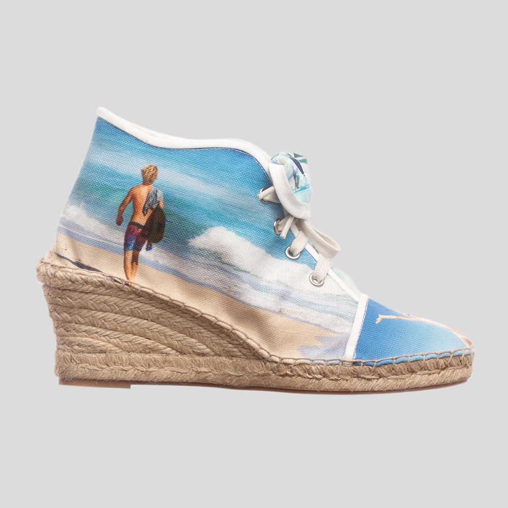 espadrilles mit keilabsatz