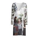 vestido cruzado personalizado wrap