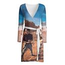 midi wickelkleid bedrucken