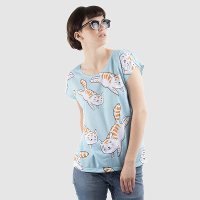 ふなっしー　全面　プリント　Ｔシャツ　XLサイズ　全梨集合　tシャツ　新品 ふなっしーLAND ひゃっけつ全面プリントTシャツ | アパレル | ふ