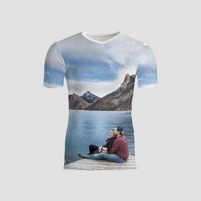 Men's Slim Fit T-Shirts with Your Photos