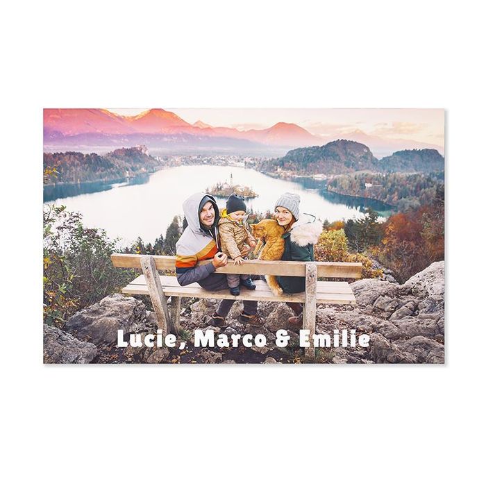 personalized canvas prints with text