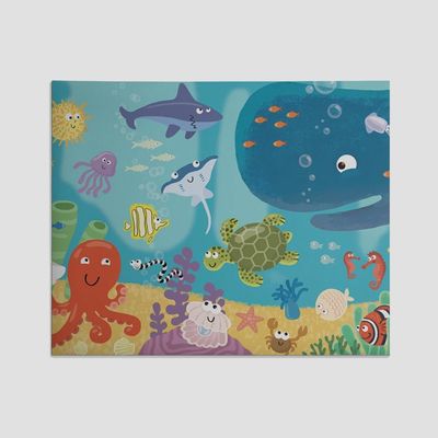 Ocean Personalized Kids Playmat