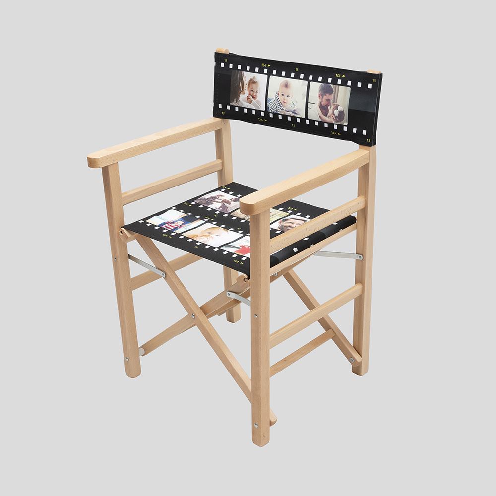 silla director con nombre