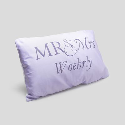 Personalised Mr and Mrs pillow cases