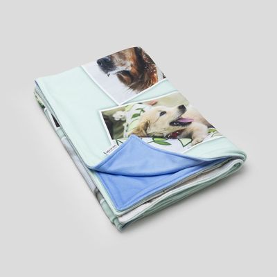 double sided photo blanket