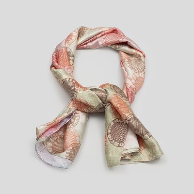 personalised silk scarf