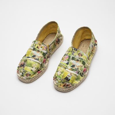 Espadrillos med fotocollage