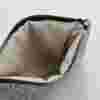 gepersonaliseerde leren clutch voering details